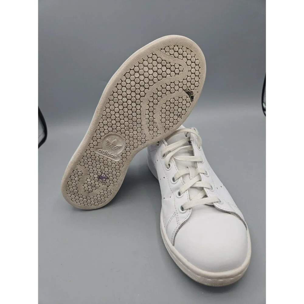 Adidas Stan Smith Boys Shoes Size 4.5 Color: White Youth
